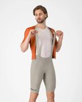 CASTELLI Cyklistické kalhoty krátké s laclem - ESPRESSO 2 - ivory