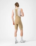 CASTELLI Cyklistické kalhoty krátké s laclem - ESPRESSO 2 - béžová