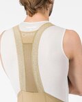 CASTELLI Cyklistické kalhoty krátké s laclem - ESPRESSO 2 - béžová