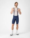 CASTELLI Cyklistické kalhoty krátké s laclem - ESPRESSO 2 - modrá