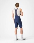 CASTELLI Cyklistické kalhoty krátké s laclem - ESPRESSO 2 - modrá