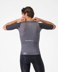 CASTELLI Cyklistický dres s krátkým rukávem - AERO RACE 8S - šedá