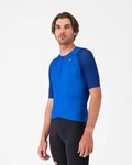 CASTELLI Cyklistický dres s krátkým rukávem - AERO RACE 8S - modrá