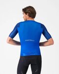 CASTELLI Cyklistický dres s krátkým rukávem - AERO RACE 8S - modrá