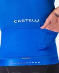 CASTELLI Cyklistický dres s krátkým rukávem - AERO RACE 8S - modrá