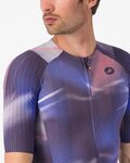 CASTELLI Cyklistický dres s krátkým rukávem - AERO RACE 8S - fialová