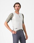 CASTELLI Cyklistický dres s krátkým rukávem - CORRETTO - béžová/ivory