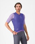 CASTELLI Cyklistický dres s krátkým rukávem - CORRETTO - fialová