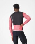 CASTELLI Cyklistický dres s dlouhým rukávem letní - CORRETTO LS - černá/růžová