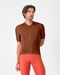 CASTELLI Cyklistický dres s krátkým rukávem - ESPRESSO 2 - hnědá