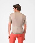 CASTELLI Cyklistický dres s krátkým rukávem - ESPRESSO 2 - béžová