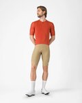 CASTELLI Cyklistický dres s krátkým rukávem - ESPRESSO 2 - červená