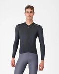CASTELLI Cyklistický dres s dlouhým rukávem letní - ESPRESSO 2 LS - černá