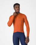CASTELLI Cyklistický dres s dlouhým rukávem letní - ESPRESSO 2 LS - červená