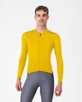 CASTELLI Cyklistický dres s dlouhým rukávem letní - ESPRESSO 2 LS - žlutá