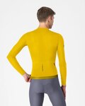 CASTELLI Cyklistický dres s dlouhým rukávem letní - ESPRESSO 2 LS - žlutá