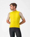 CASTELLI Cyklistická vesta - ESPRESSO 2 - žlutá