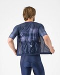 CASTELLI Cyklistický dres s krátkým rukávem - CLIMBER'S A/C - modrá