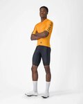 CASTELLI Cyklistický dres s krátkým rukávem - ENTRATA APEX - oranžová