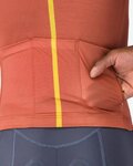 CASTELLI Cyklistický dres s krátkým rukávem - DRITTONE LOGO - červená