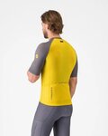 CASTELLI Cyklistický dres s krátkým rukávem - UNLIMITED ENDURANCE 3 - žlutá/šedá