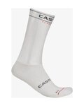 CASTELLI Cyklistické ponožky klasické - FAST FEET 4 - bílá