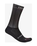 CASTELLI Cyklistické ponožky klasické - FAST FEET 4 - černá