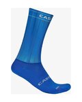 CASTELLI Cyklistické ponožky klasické - FAST FEET 4 - modrá
