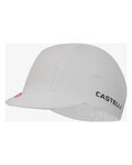 CASTELLI Cyklistická čepice - LOGO - bílá