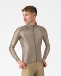 CASTELLI Cyklistická větruodolná bunda - ARIA SHELL 2 - béžová