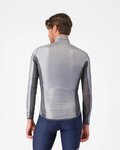 CASTELLI Cyklistická větruodolná bunda - ARIA SHELL 2 - stříbrná