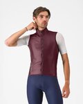 CASTELLI Cyklistická vesta - ARIA 2 - bordó