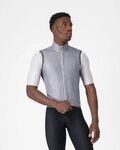 CASTELLI Cyklistická vesta - ARIA 2 - stříbrná