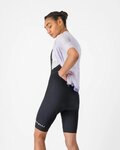 CASTELLI Cyklistické kalhoty krátké s laclem - ESPRESSO 2 W DT - černá