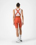 CASTELLI Cyklistické kalhoty krátké s laclem - ESPRESSO 2 W DT - červená