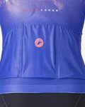 CASTELLI Cyklistický dres s krátkým rukávem - CLIMBER'S A/C W - modrá