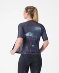 CASTELLI Cyklistický dres s krátkým rukávem - CLIMBER'S A/C W - fialová