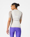CASTELLI Cyklistický dres s krátkým rukávem - CORRETTO W - béžová/ivory