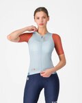 CASTELLI Cyklistický dres s krátkým rukávem - CORRETTO W - modrá/červená