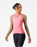 CASTELLI Cyklistický dres s dlouhým rukávem letní - CORRETTO W LONG - růžová