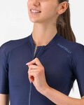 CASTELLI Cyklistický dres s krátkým rukávem - ESPRESSO 2 W - modrá