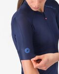 CASTELLI Cyklistický dres s krátkým rukávem - ESPRESSO 2 W - modrá