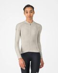 CASTELLI Cyklistický dres s dlouhým rukávem letní - ESPRESSO 2 W - ivory