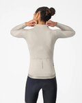 CASTELLI Cyklistický dres s dlouhým rukávem letní - ESPRESSO 2 W - ivory