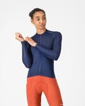 CASTELLI Cyklistický dres s dlouhým rukávem letní - ESPRESSO 2 W - modrá