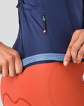 CASTELLI Cyklistický dres s dlouhým rukávem letní - ESPRESSO 2 W - modrá