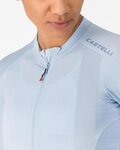 CASTELLI Cyklistický dres s dlouhým rukávem letní - ESPRESSO 2 W - modrá