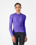 CASTELLI Cyklistický dres s dlouhým rukávem letní - ESPRESSO 2 W - fialová