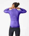 CASTELLI Cyklistický dres s dlouhým rukávem letní - ESPRESSO 2 W - fialová