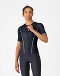 CASTELLI Cyklistický dres s krátkým rukávem - ANIMA FLOW - černá